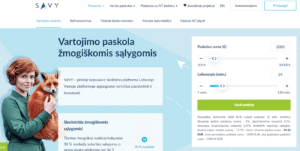 savy paskola